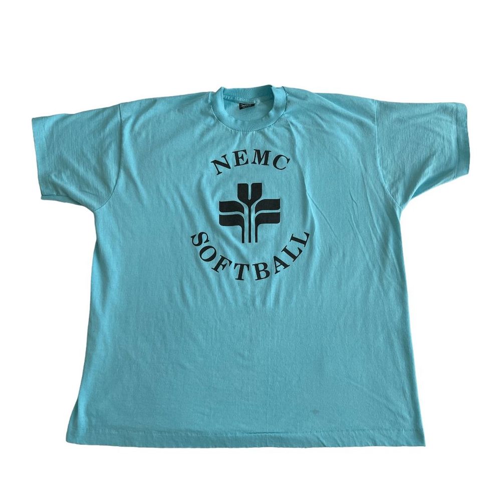 Vintage 90s NEMC Softball Tee with Single Stitching